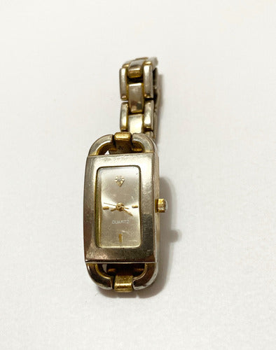 Relógio Antigo Quartz Avon Com Pedras