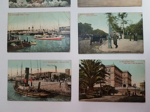 Cartões Postais Antigos Raros Da Argentina Lote 4