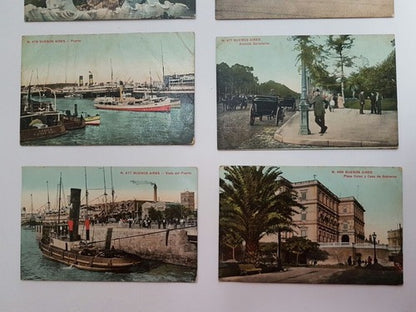 Cartões Postais Antigos Raros Da Argentina Lote 4