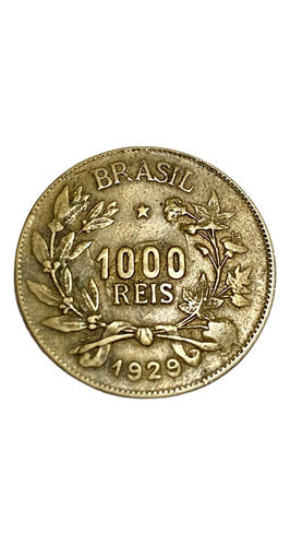 Antiga Moeda Brasil 1000 Réis 1929 Lote 2