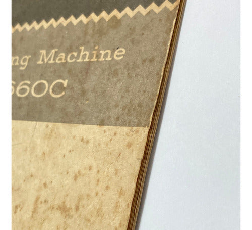 Manual Máquina De Costura Antiga Singer
