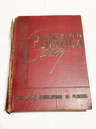 Livro Antigo Catálogo De Plásticos -  A Enciclopédia 1945