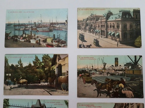 Cartões Postais Antigos Raros Da Argentina - Lote 10