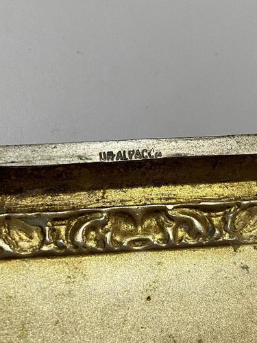 Porta Cigarros Cigarreira Antiga Alpaca Prata