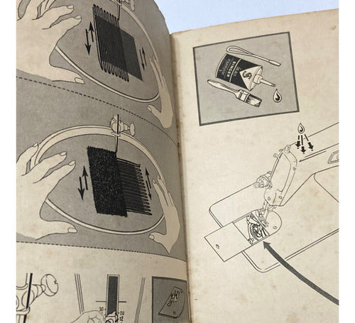 Manual Máquina De Costura Antiga Singer