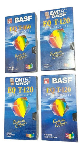Antiga Fita Vhs Lacrada Virgem Emtec Basf