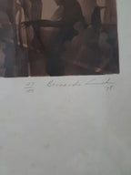Quadro Antigo - Litografia Bernardo Cid