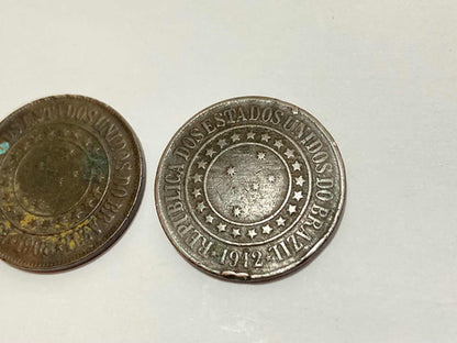 Moedas Antigas 40 Réis -  08 E 12