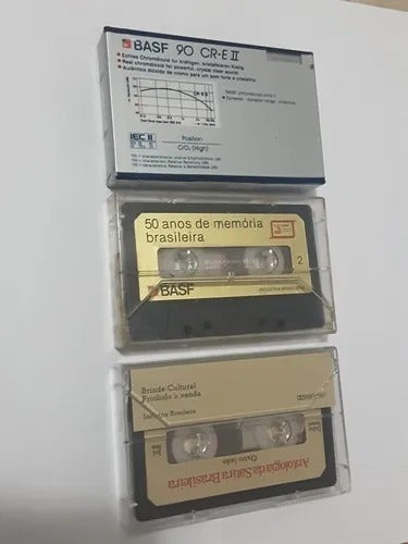 Antiga Fita Cassete K7 - Antologia E Memorias Brasileiras