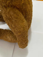 Urso De Pelúcia Antigo Decada De 20 Marrom Claro