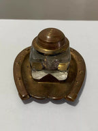 Tinteiro Antigo Cor Bronze