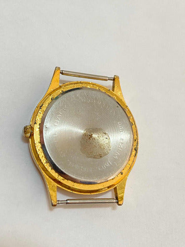 Relógio Antigo Seculus Quartz Dourado