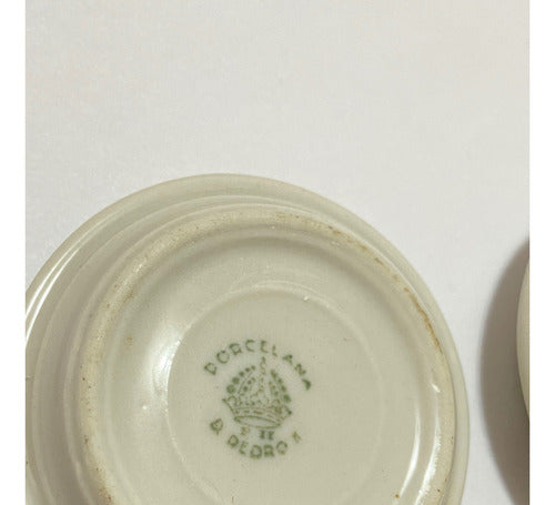 Pratos Antigos Porcelana D.pedro Ii