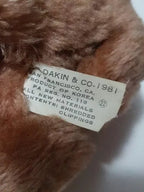 Antigo Urso Cachorro Cowboy Dakin 1981 Coreia 32cm