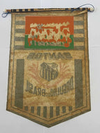 Antiga Rara Flâmula Santos Fc Futebol Clube Pelé Com Imagem