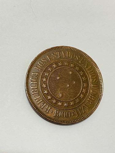 Moeda Antiga 40 Reis 1900