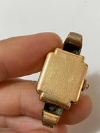 Relógio Antigo Suíço Eska Dourado 20 Microns