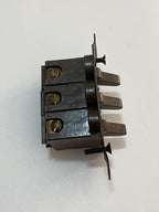 Antigo Interruptor Triplo Em Baquelite